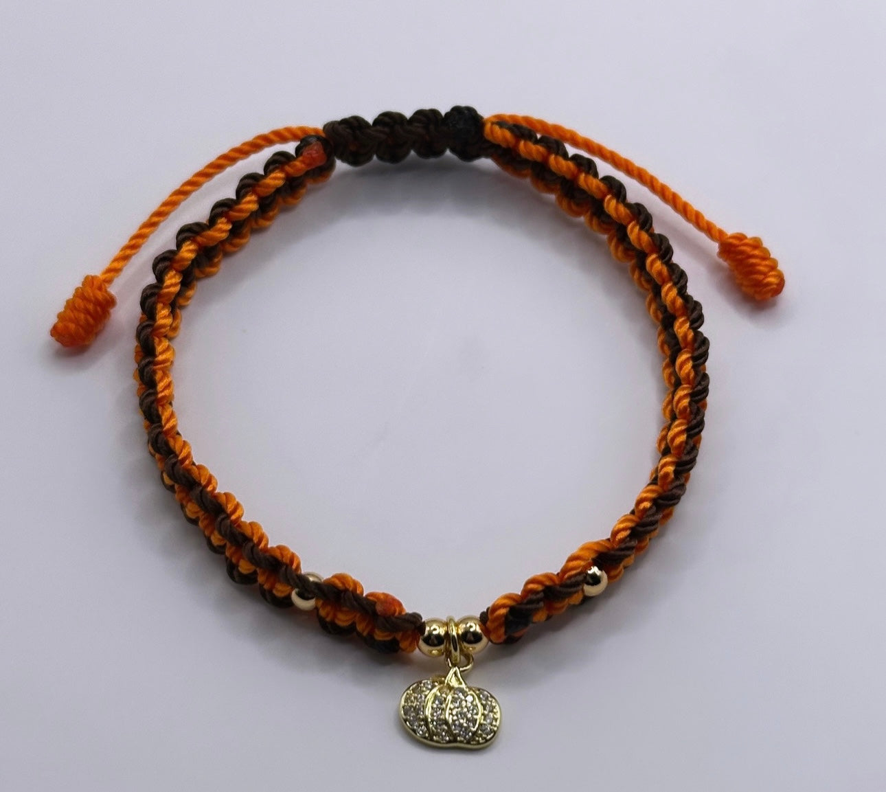 Brown pumpkin bracelet