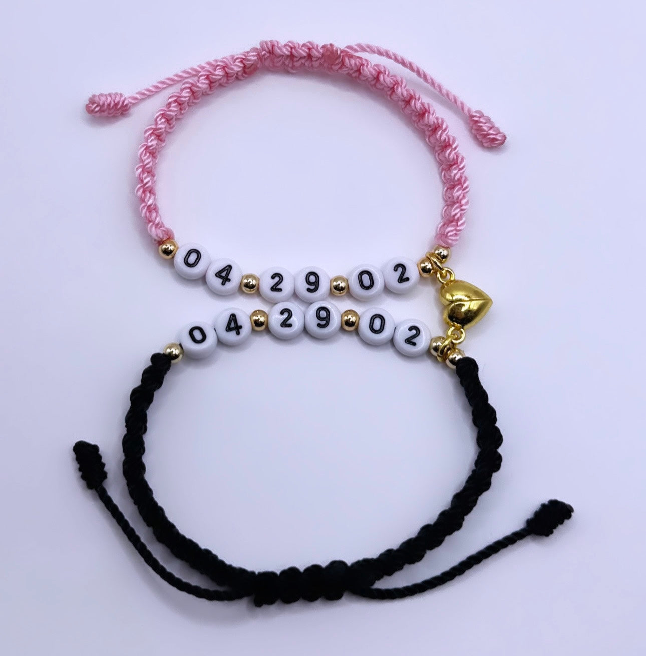 Date matching set bracelet