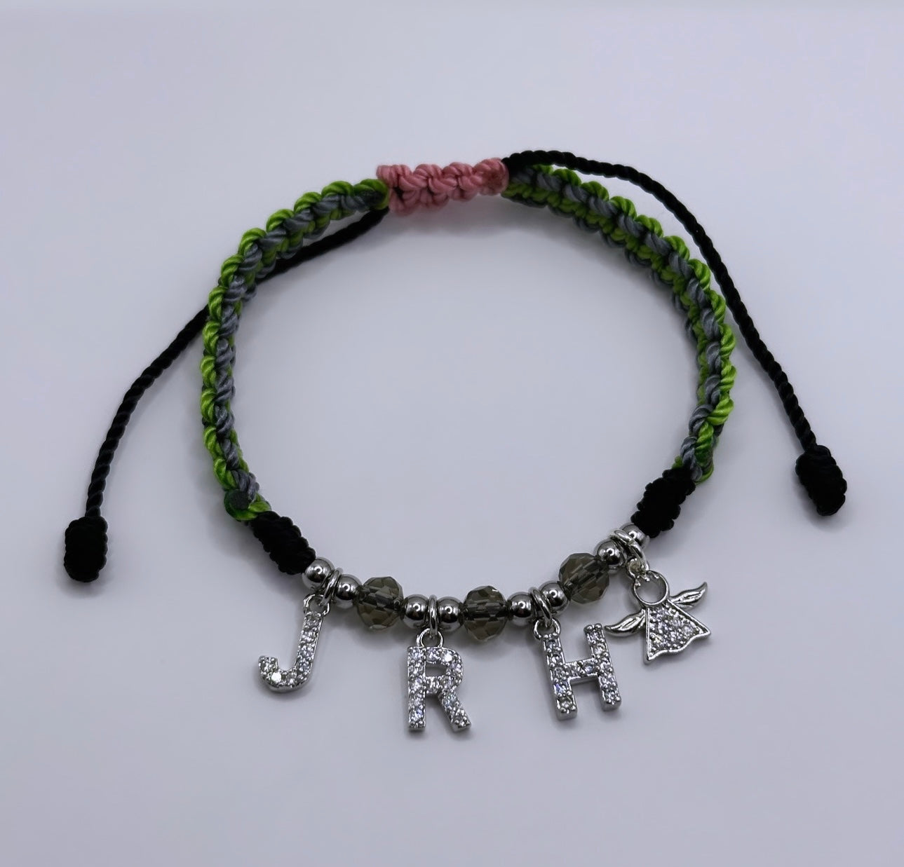 Junior h charm bracelet