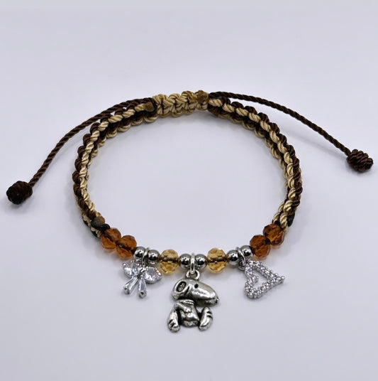 Snoopy Fall Charm bracelet