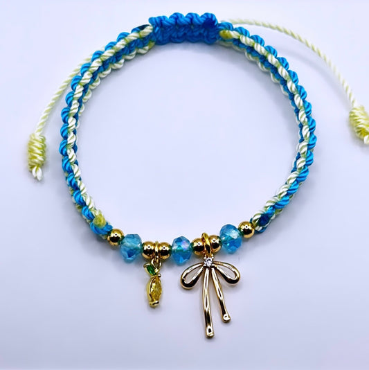 Lemon meringue bracelet