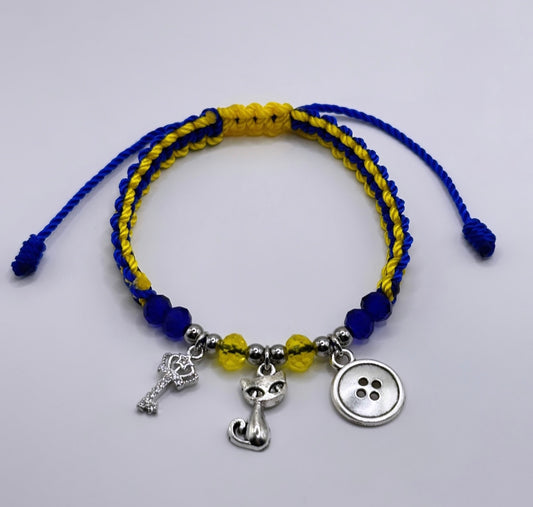 Coraline charm bracelet