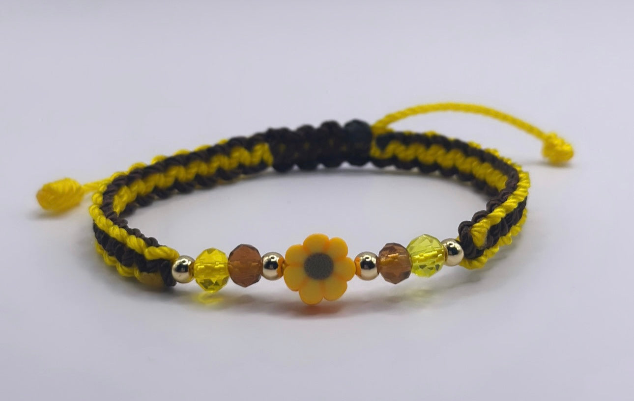 Sunflower bracelet