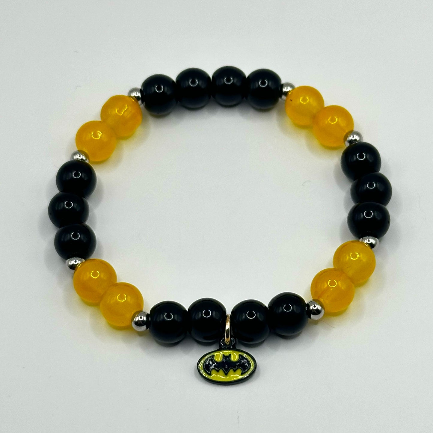 Batman beaded bracelet